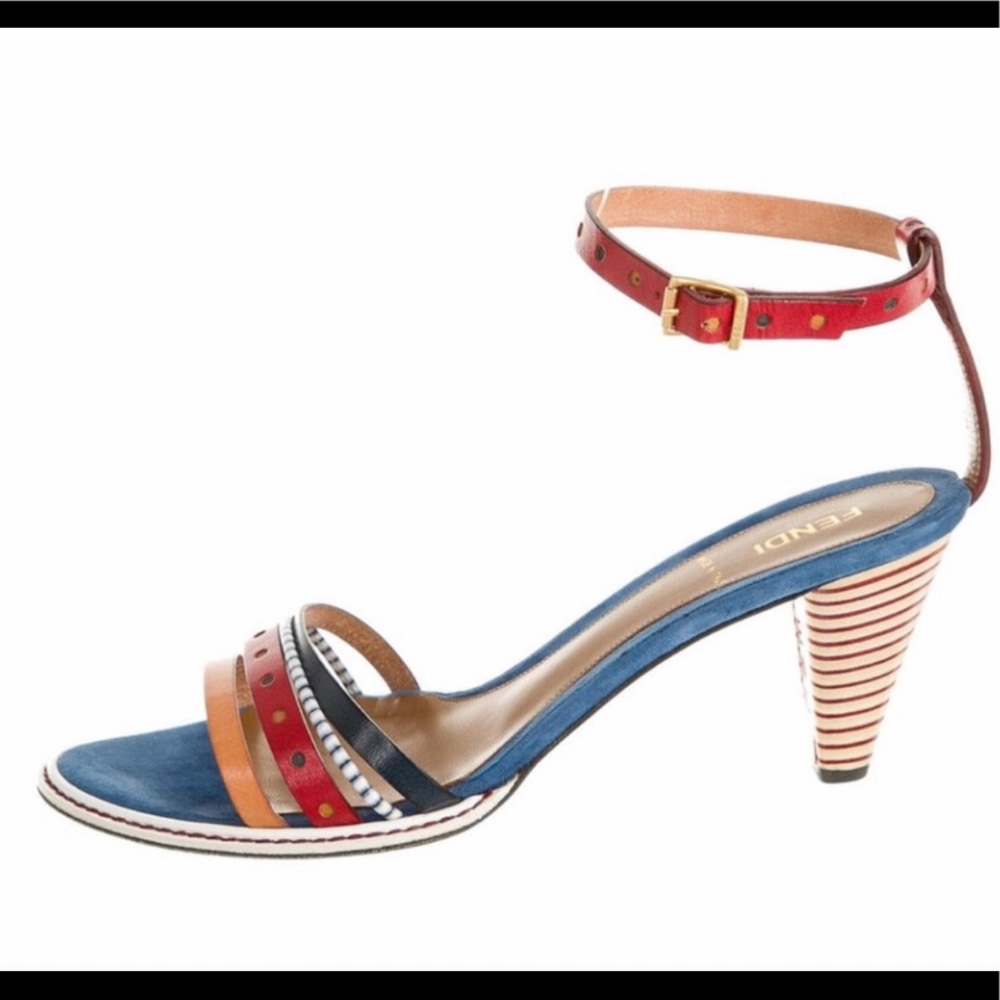 % Fendi Open Toe Sandal/ Shoe - image 1